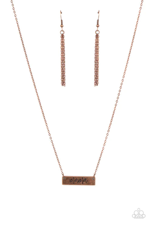 Blessed Mama - Copper ♥ Necklace
